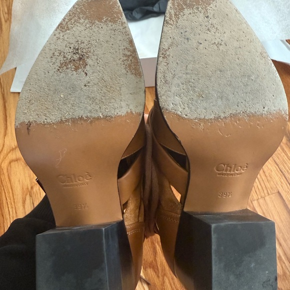 Chloé Rylee Cutout Suede Boots - Picture 6 of 9